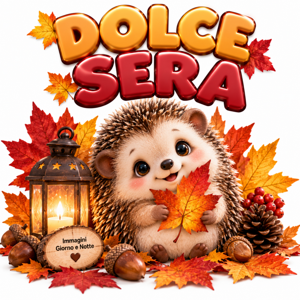 dolce sera con riccio
