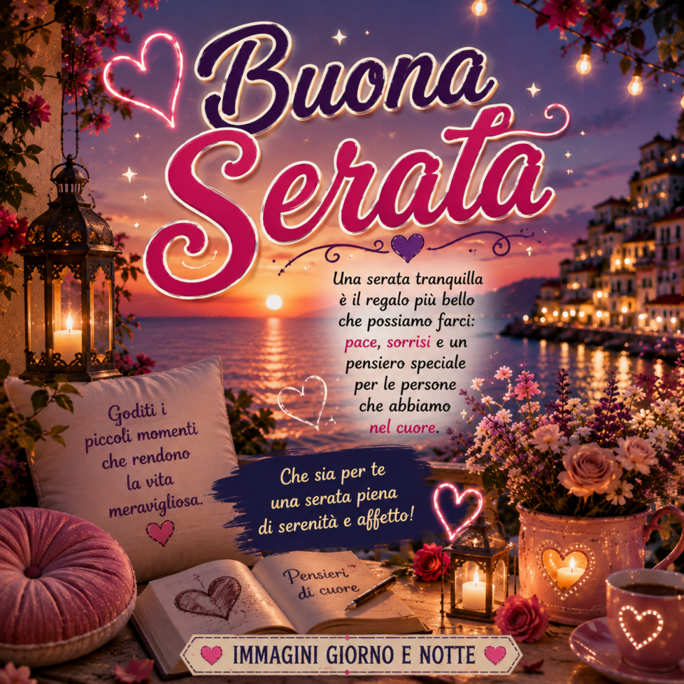 immagine di buona serata